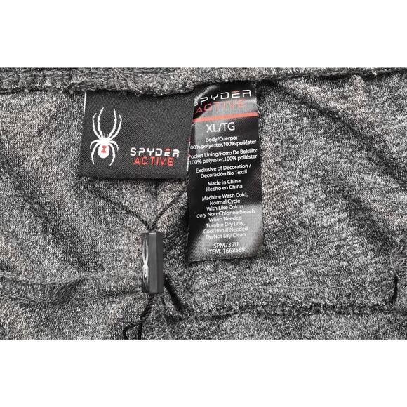 NEW Spyder Men's Pants Size XL Jogger Sweatpants Drawstring Stretch Gym Run - Picture 8 of 8